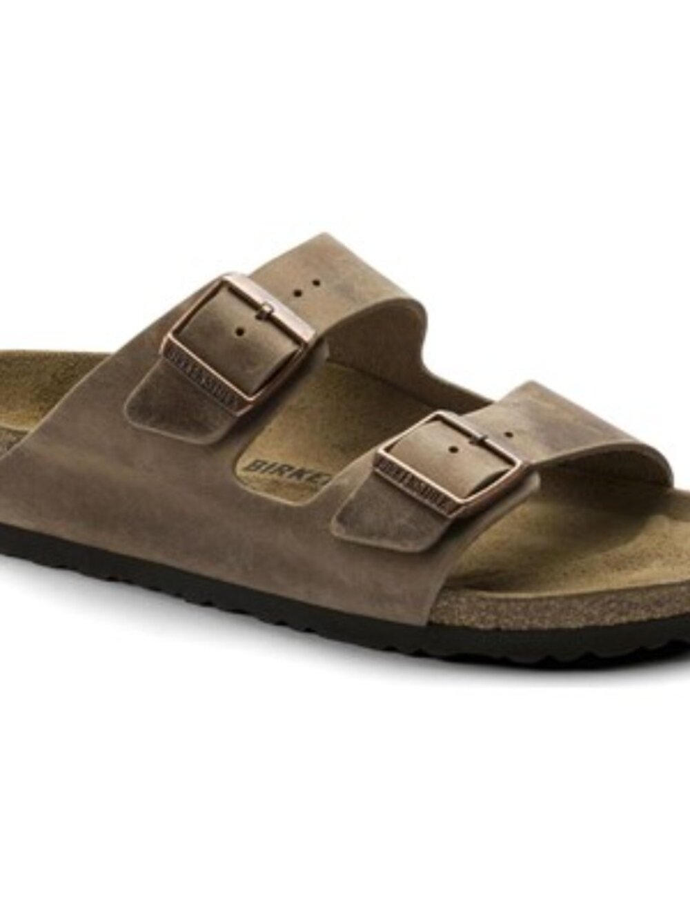 Birkenstock - Unisex Arizona Oil Sandal, size 7 US womens, color tan.